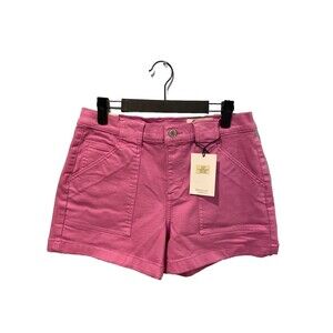 NEW Stitch Fix Shorts Womens 29" Pink Stretch Travel Vacation Preppy 4" Inseam